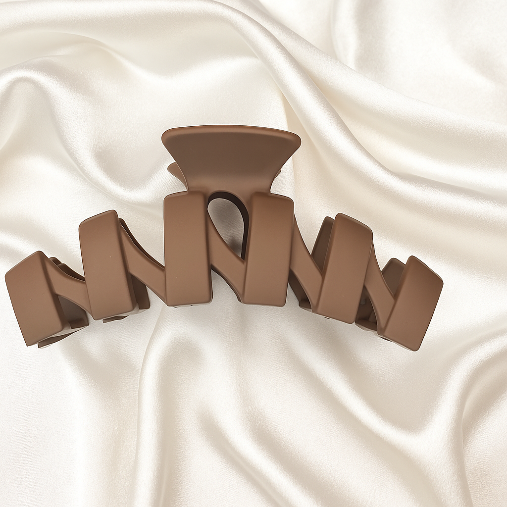 Matte Color Hair Clutcher for Women (Pack of 1) Design3