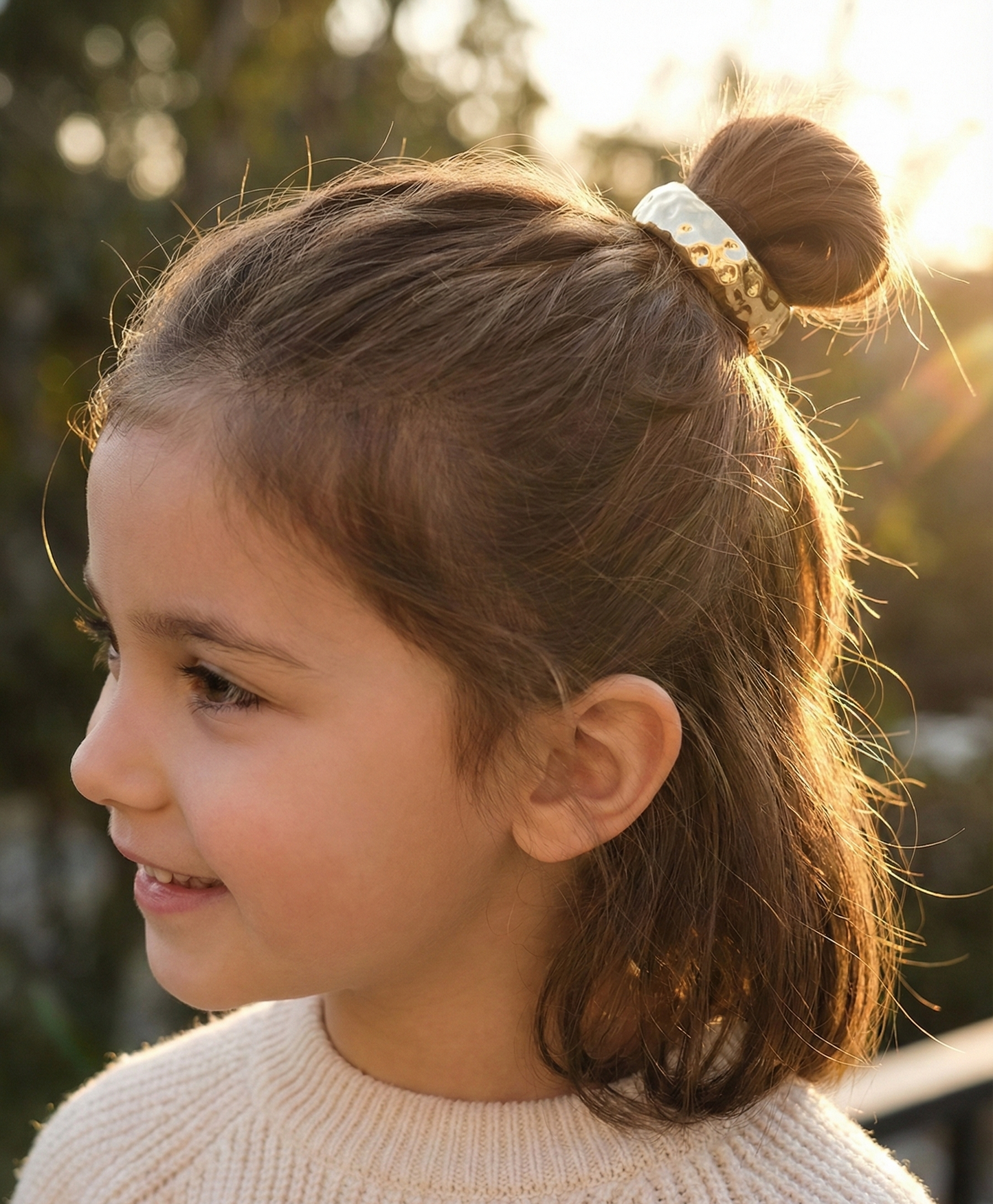 Elina Metal Gold cuff Hair Accessories Fashion Trend (Pack of 1 Pcs)(Gold Color)