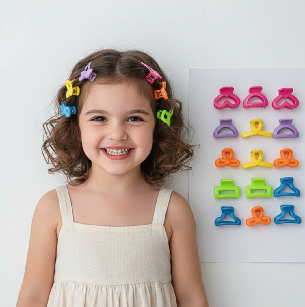 Elina Mini Hair Clutcher For Baby Girls (Pack of 50)