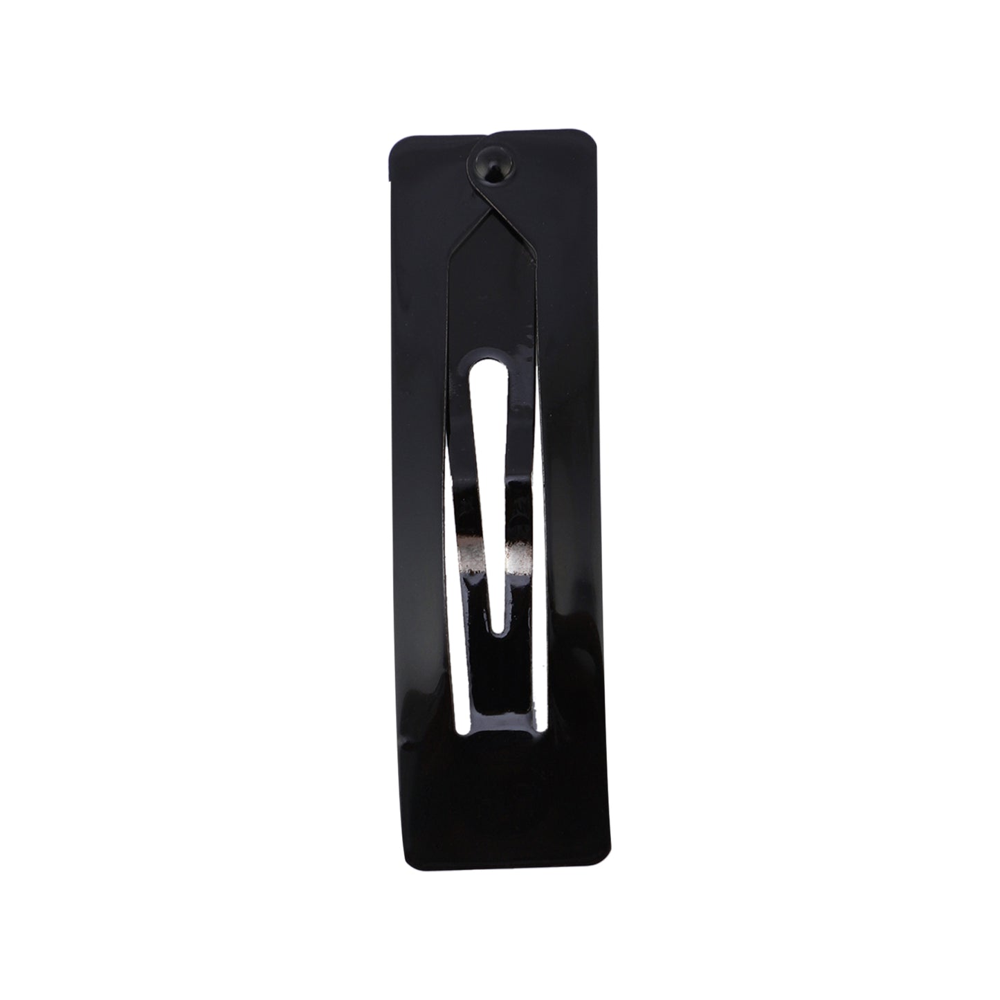 Tic Tac Hair Clips Made As Korea_Korean and Hair Accessories for Women and Girls, 24 Pcs (Pack of 2) Black Glossy and Matte