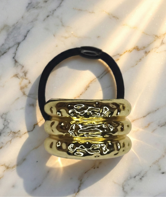 Elina Metal Gold cuff Hair Accessories Fashion Trend (Pack of 1 Pcs)(Gold Color)