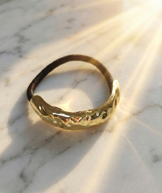 Elina Metal Gold cuff Hair Accessories Fashion Trend (Pack of 1 Pcs)(Gold Color)