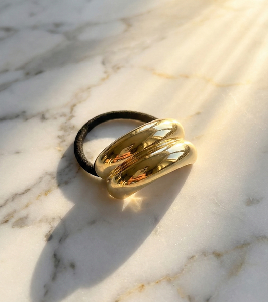 Elina Metal Gold cuff Hair Accessories Fashion Trend (Pack of 1 Pcs)(Gold Color)