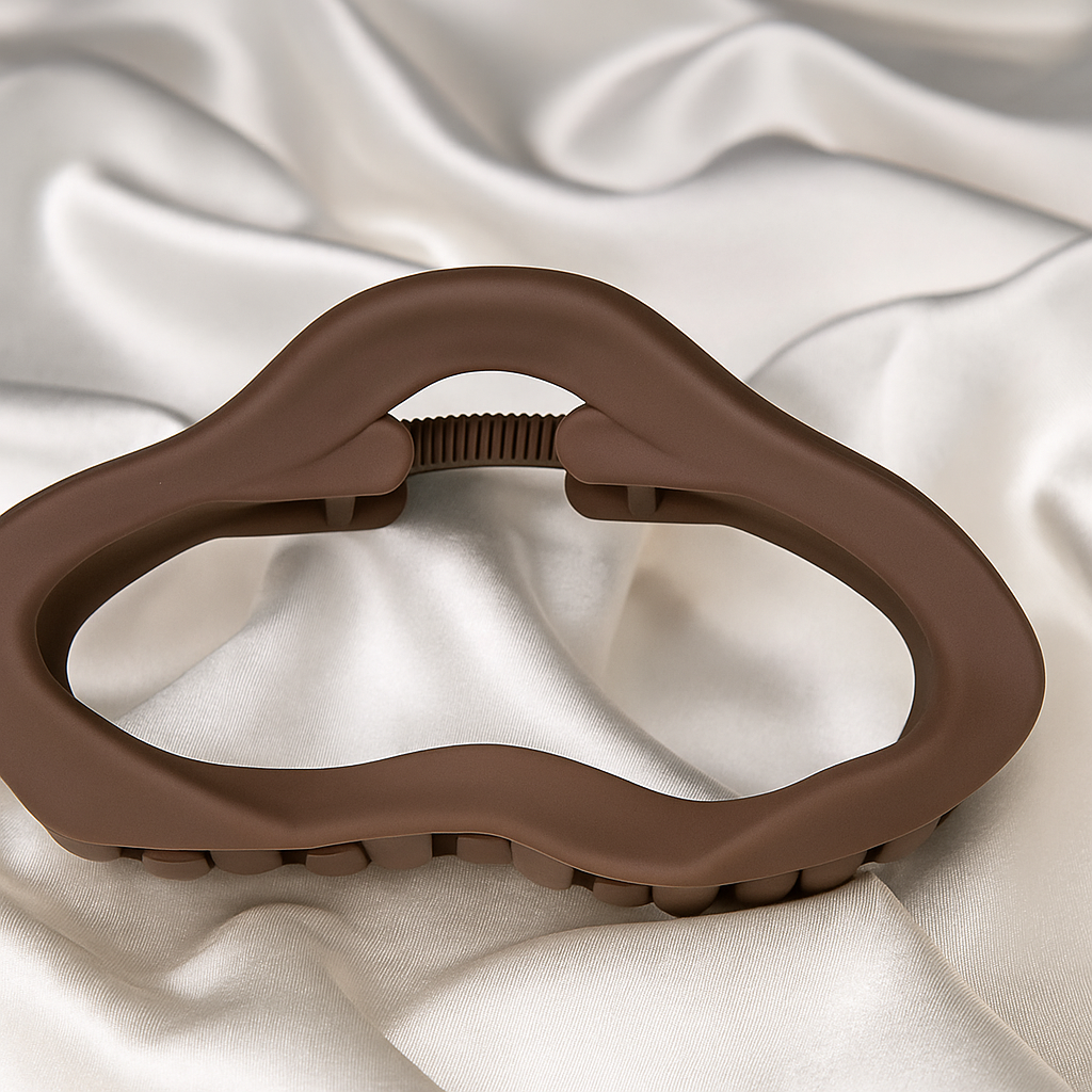 Matte Color Hair Clutcher for Women (Pack of 1) Design4