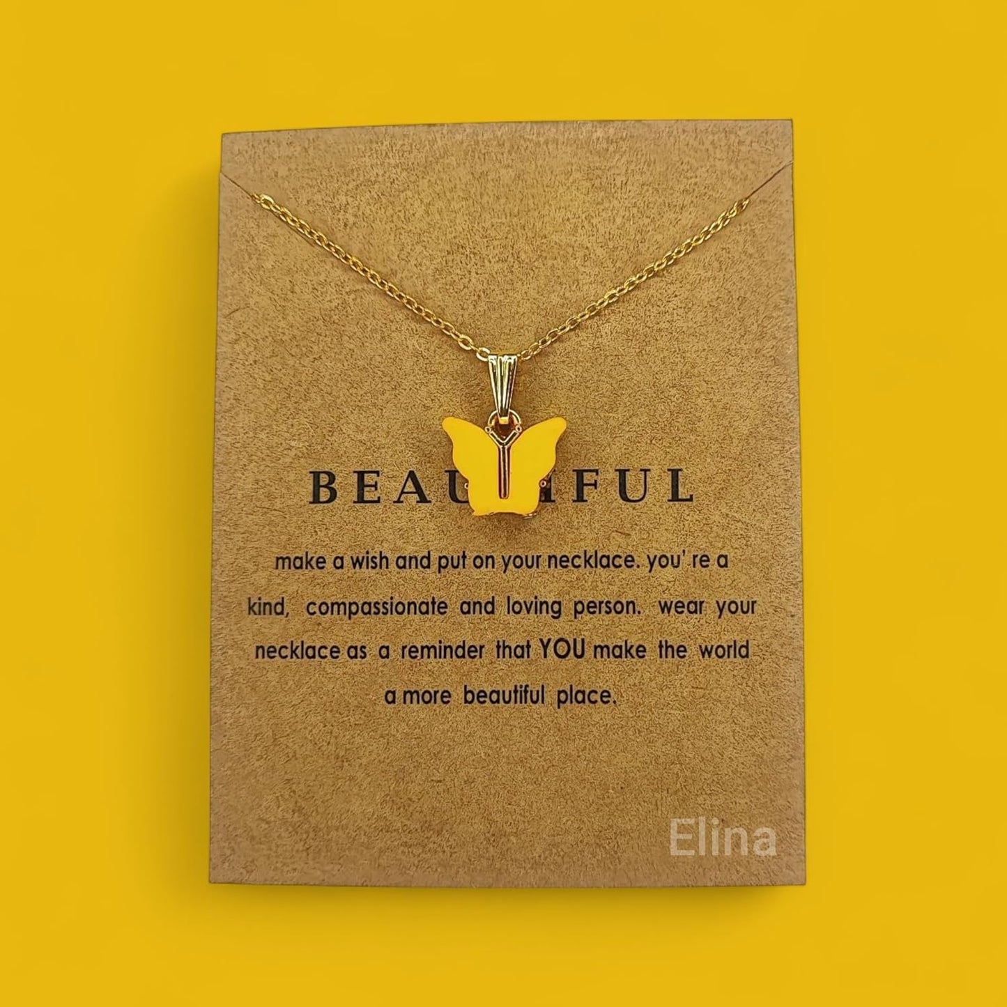 Elina Latest Fashion 5 Pcs Butterfly Jewellery Necklace Set, Gold Plated Stylish Pendant Chain for Women, Girls Gift Combo(Multi Color)(Set of 5 Pcs)