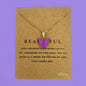 Butterfly Minimalist Necklace for Women & Girls (Purple Color)